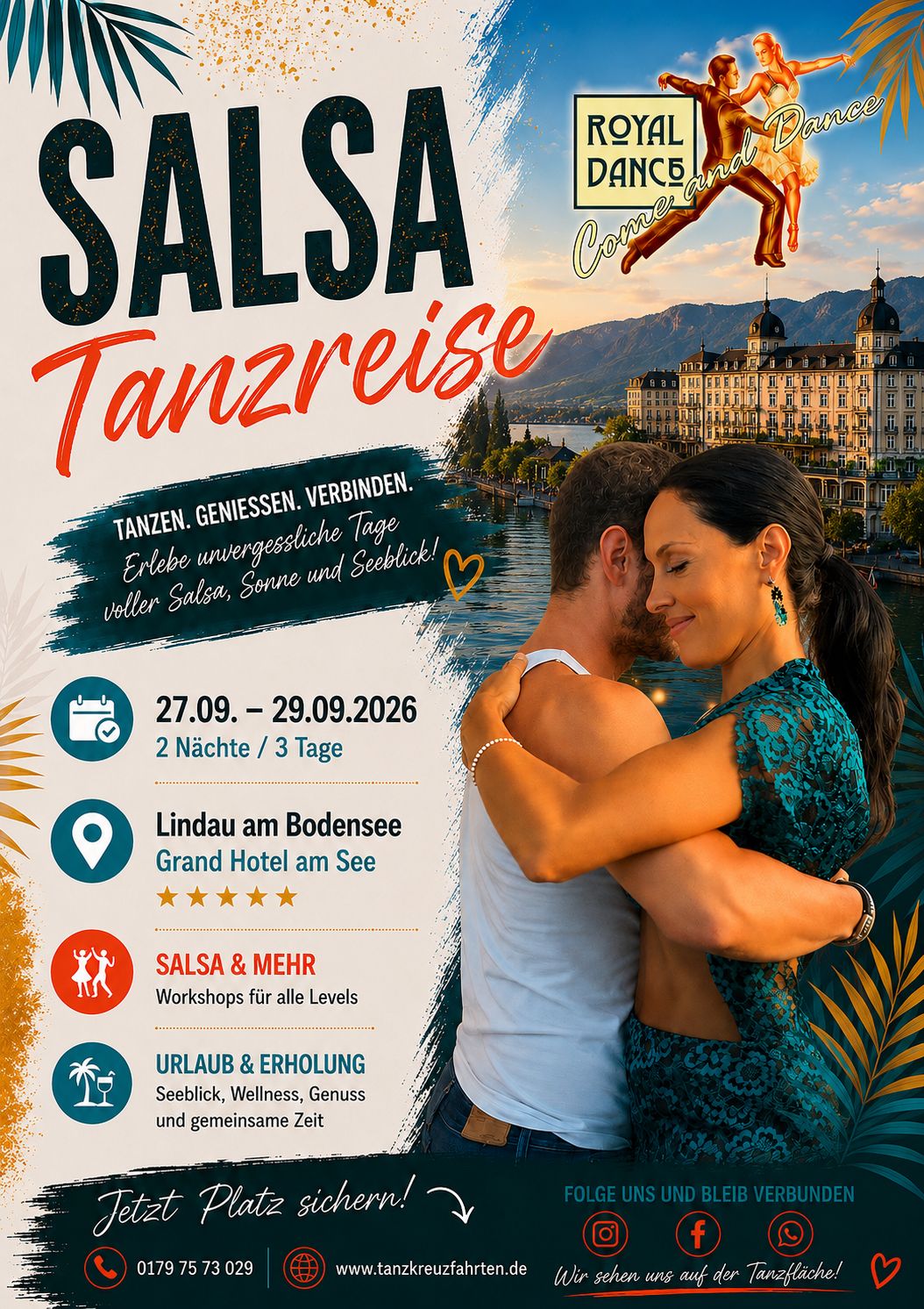 Salsa Tanzreise Lindau am Bodensee